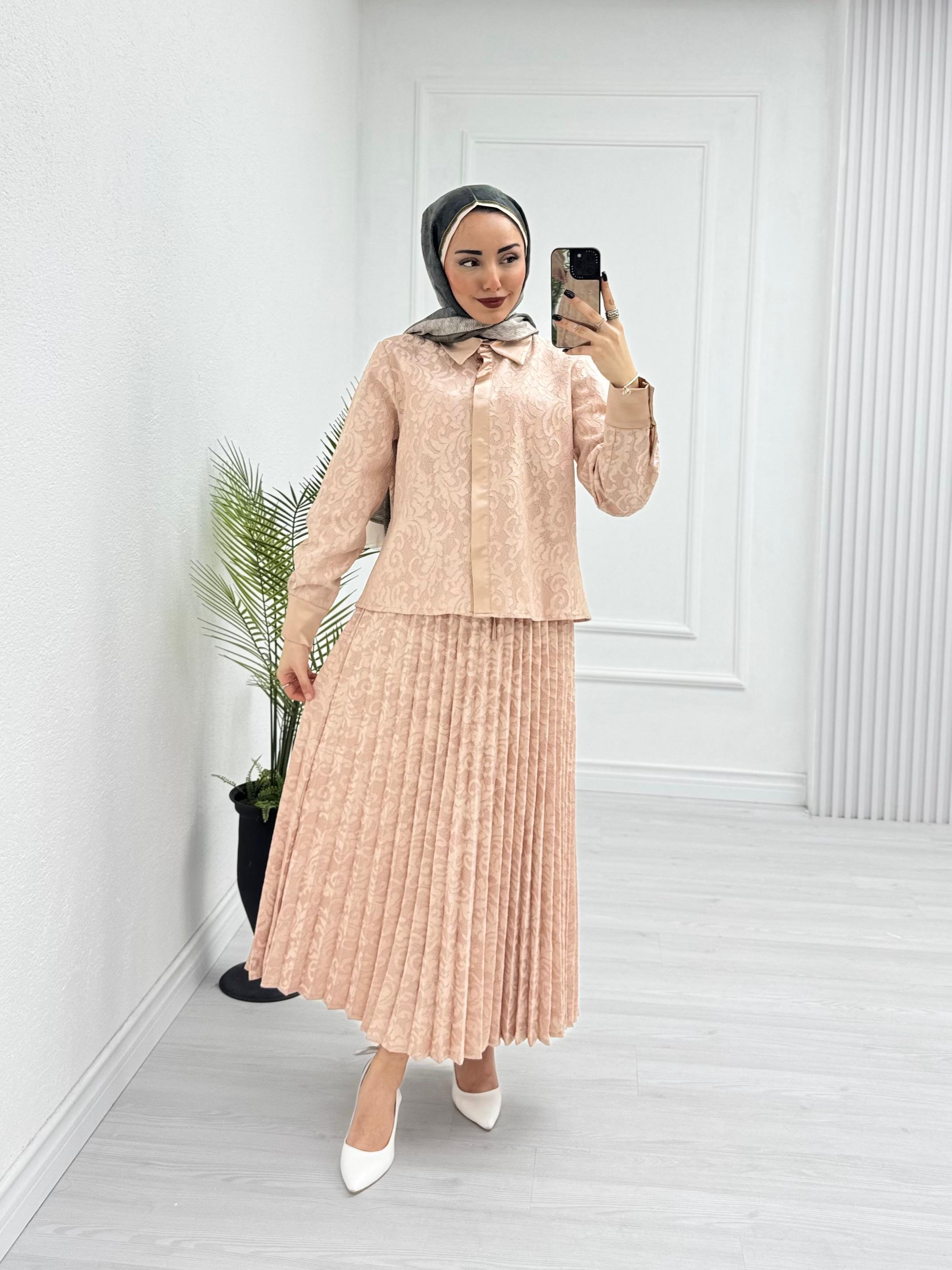 3444-Elsa Takım-Pudra