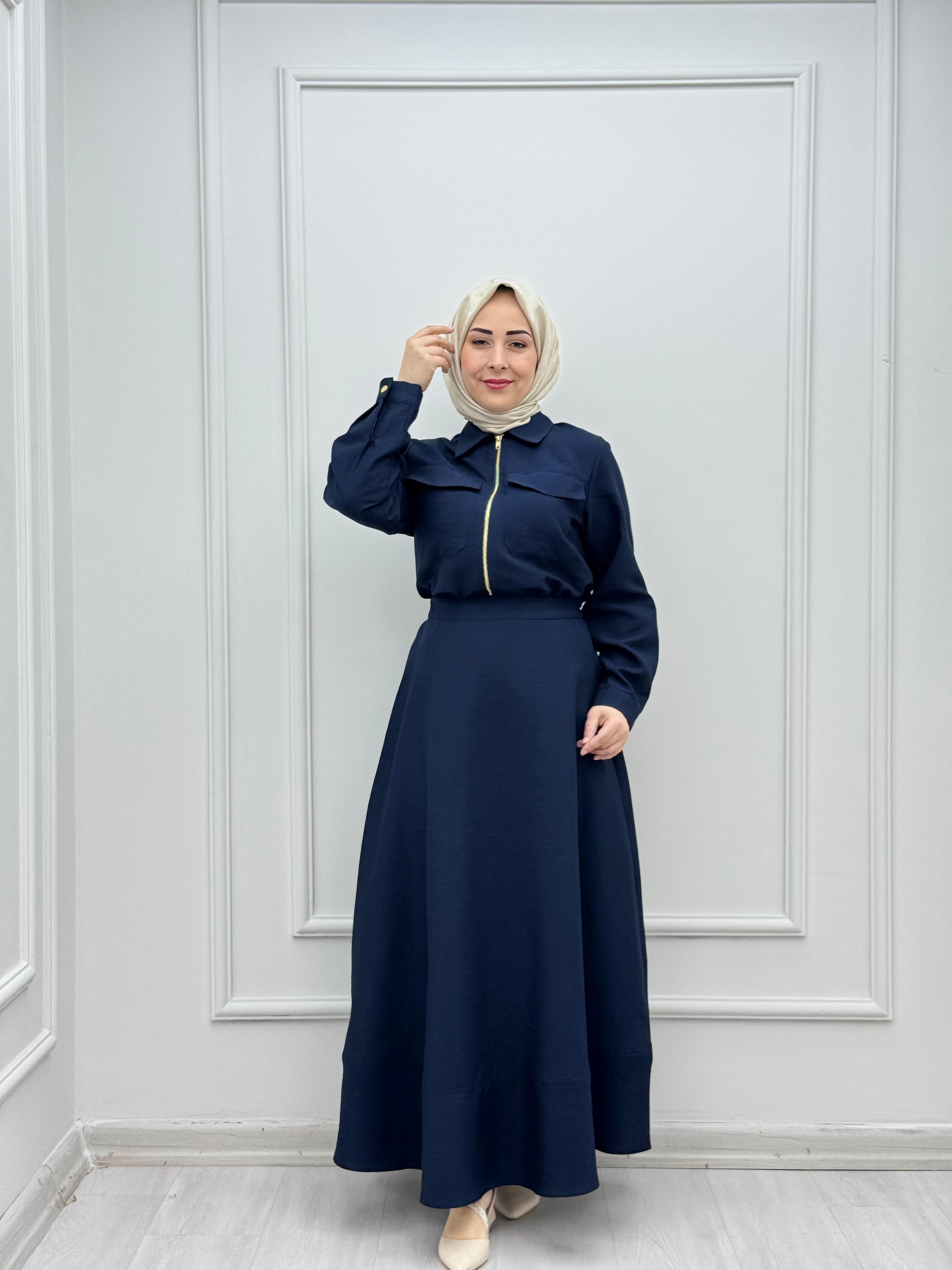 3755-Etek Takım-Lacivert