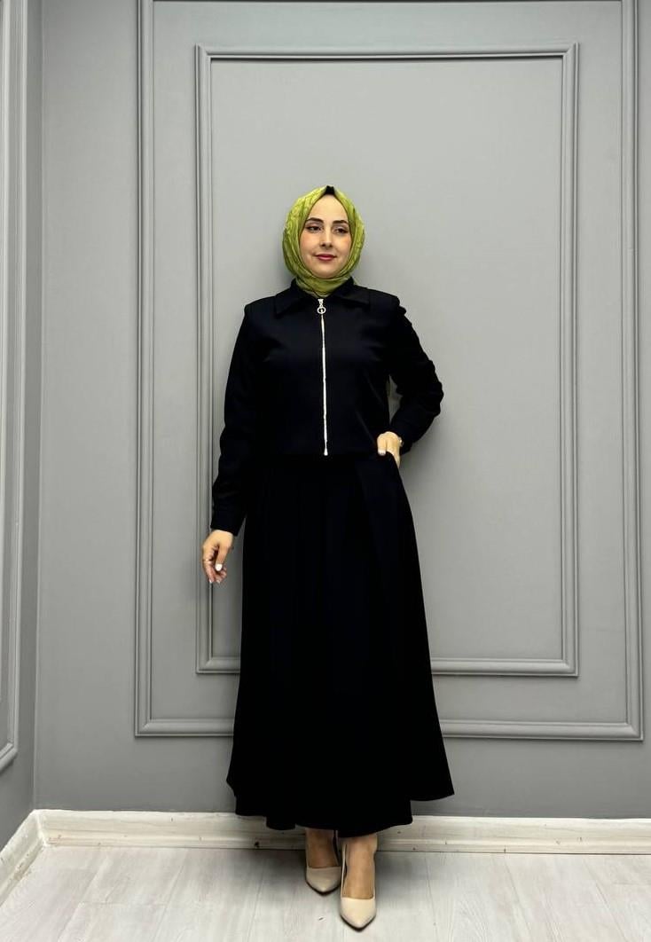 4313-Mona Etek Takım-Siyah