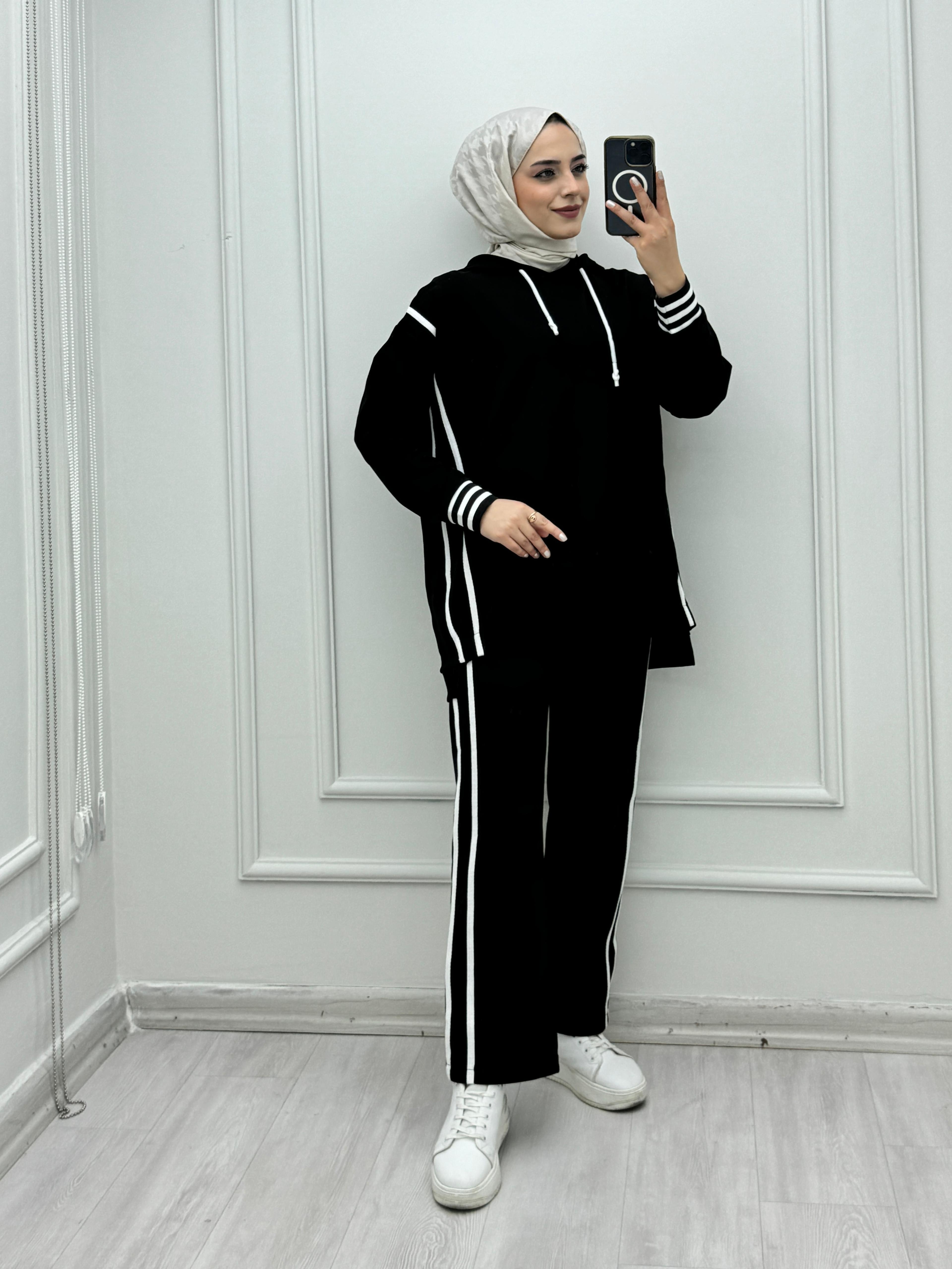 6668-Gökçe Takım-Siyah