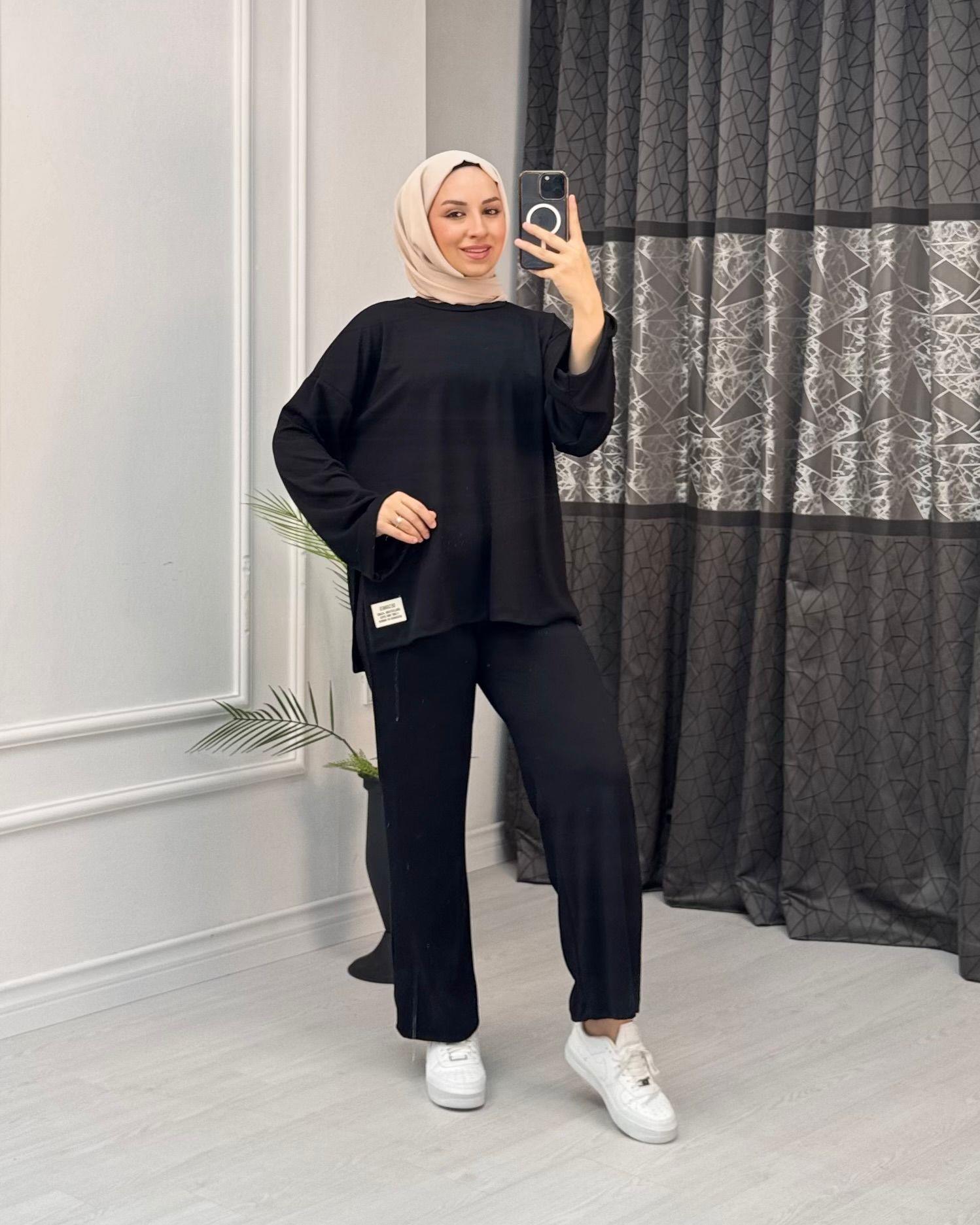 Gx1091-Mila Takım-Siyah