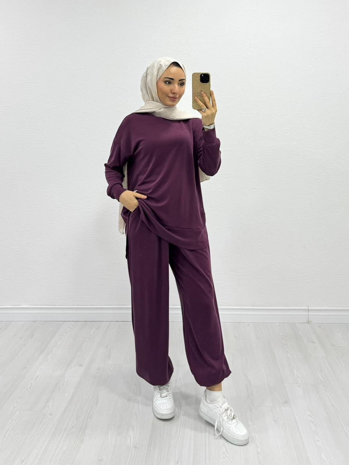 Lx1059-İkili Takım-Mürdüm
