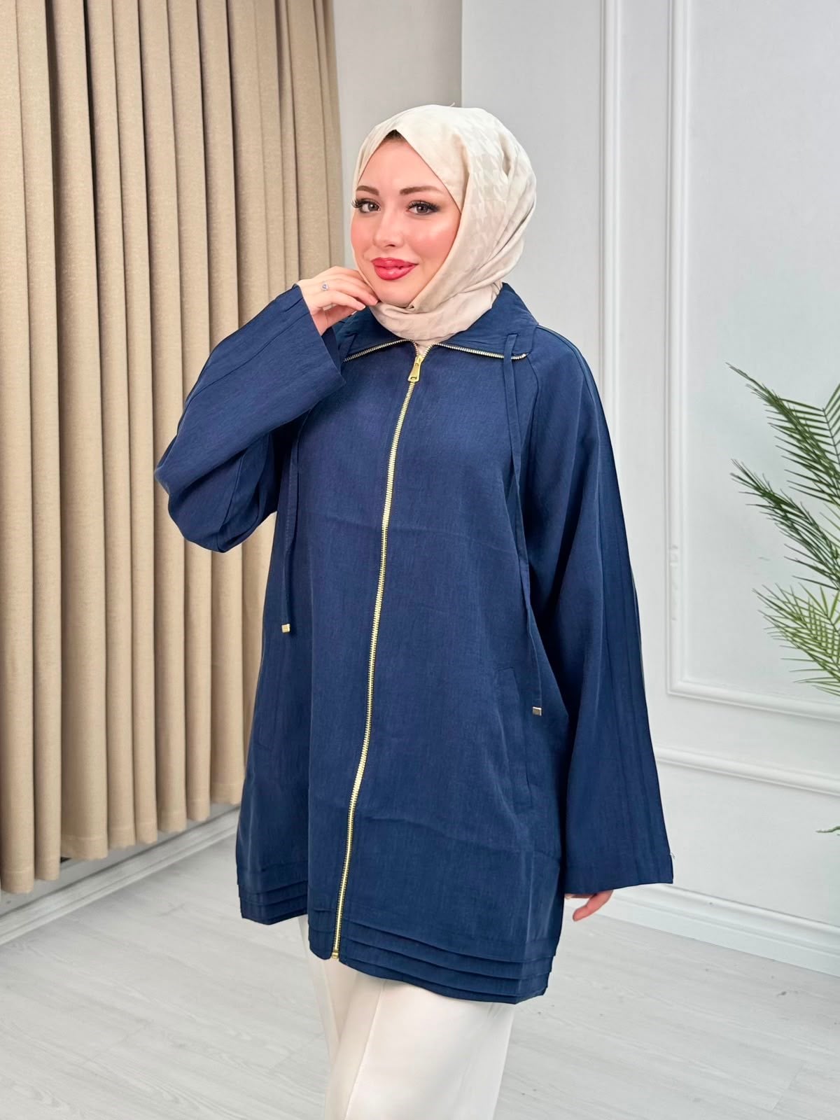 Rabia2278-Tensel Kap-Lacivert