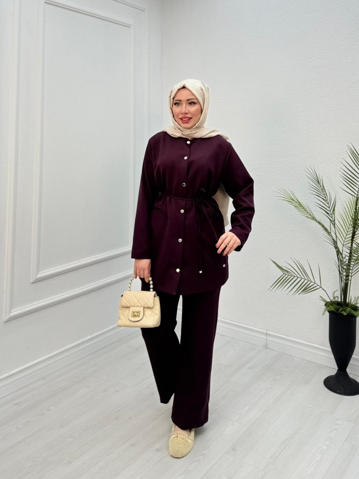 Rb3624-Dori İkili Takım-Mürdüm