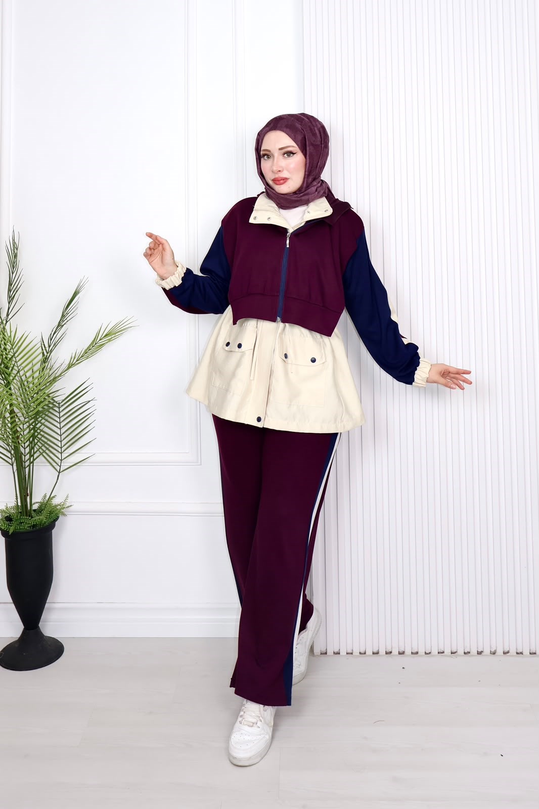 Wb5589-Pamuklu Spor takım-Mürdüm