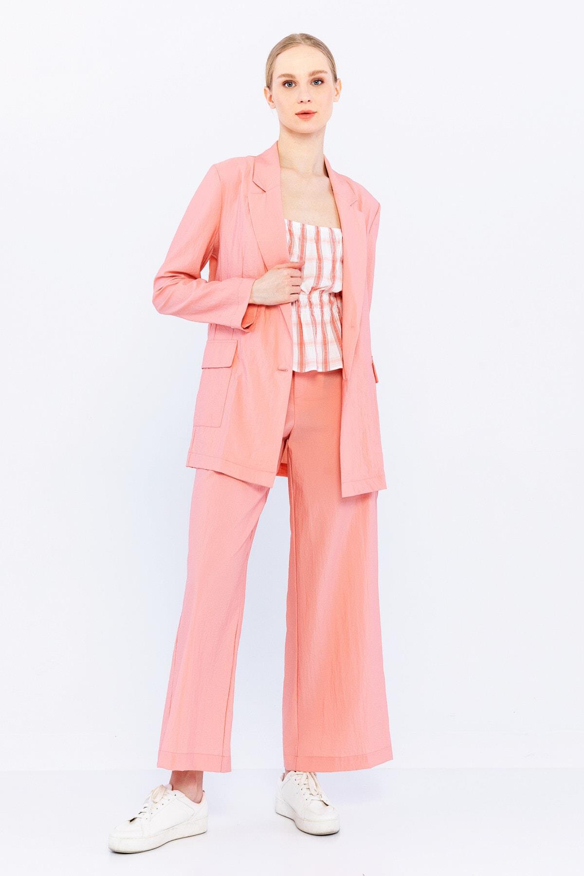 Berrin Berrin Kadın PEMBE Pantolon FBR2117-PEMBE
