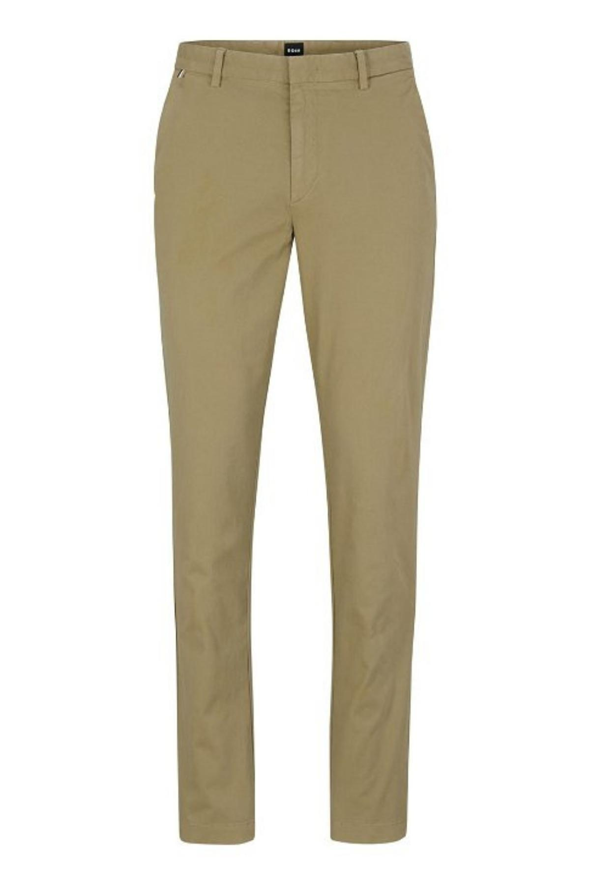 BOSS BOSS Erkek Dokuma Kumaş  Normal Bel  Düz Model Yeşil Pantolon 50487966-336