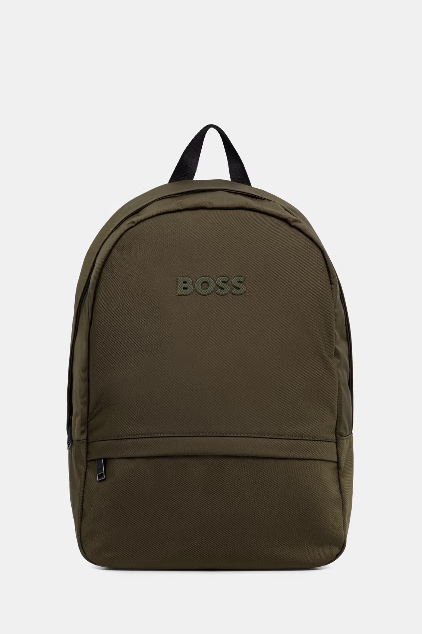 BOSS  BOSS Erkek Fermuarlı Ön ve İç Cepli Logo Kabartmalı Ayarlanabilir Askılı Haki Omuz Çantası 50567729-347