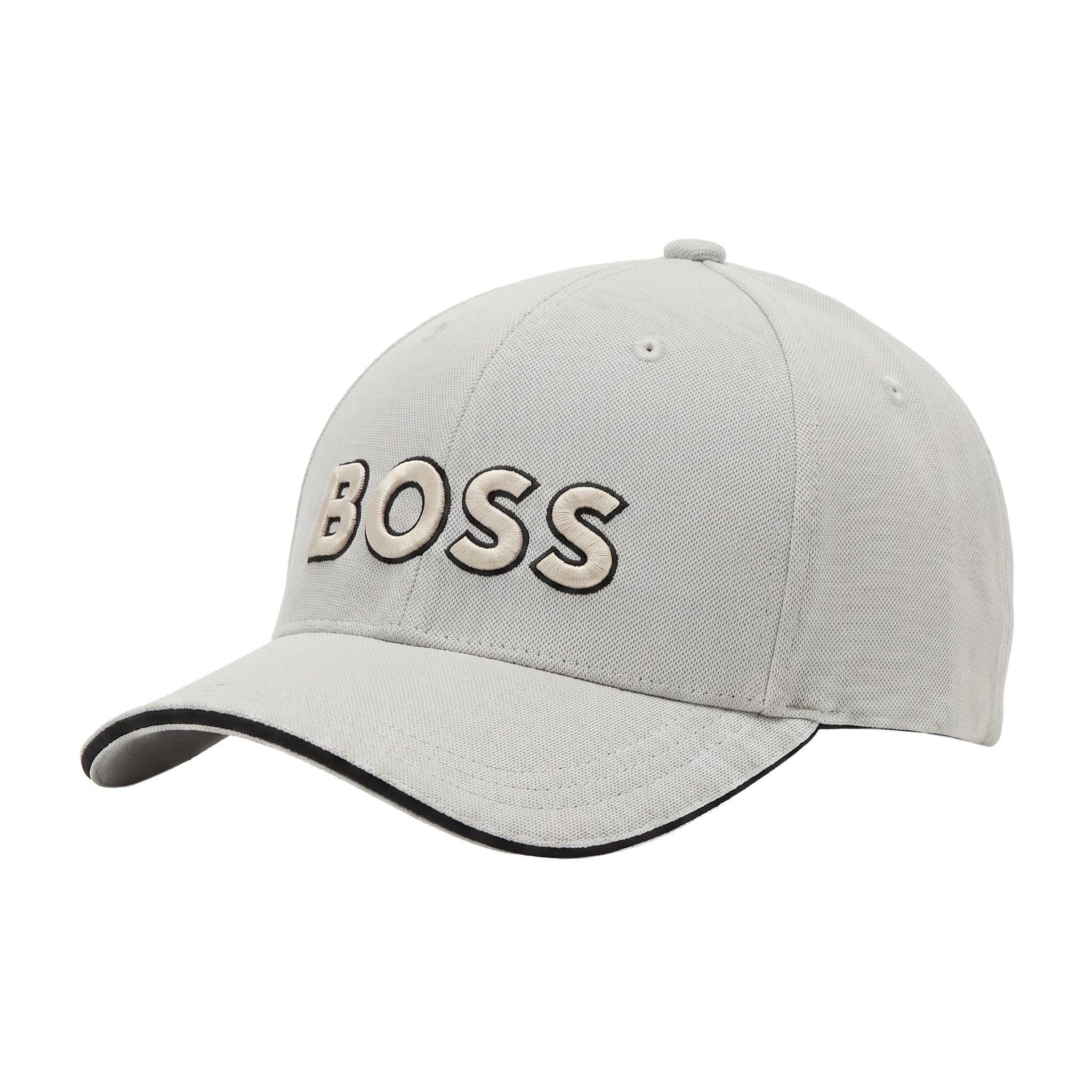 BOSS  BOSS Erkek Logolu Ayarlanabilir Tokalı Gri1 Şapka 50519247-272