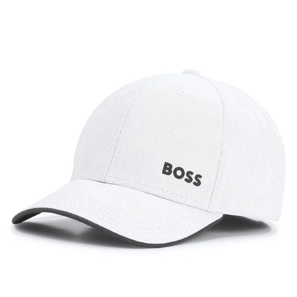 BOSS  BOSS Erkek Marka Logolu Ayarlanabilir Günlük Kullanım Beyaz1 Şapka 50519219-101