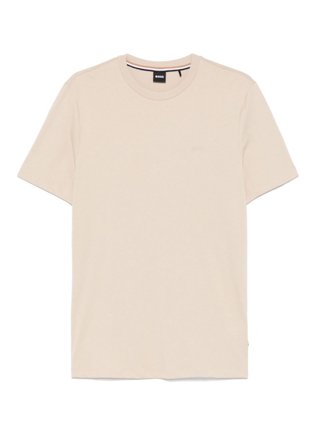 BOSS BOSS Erkek regular fit Kısa Kollu Düz Bisiklet Yaka 275 T-Shirt 50468347-275