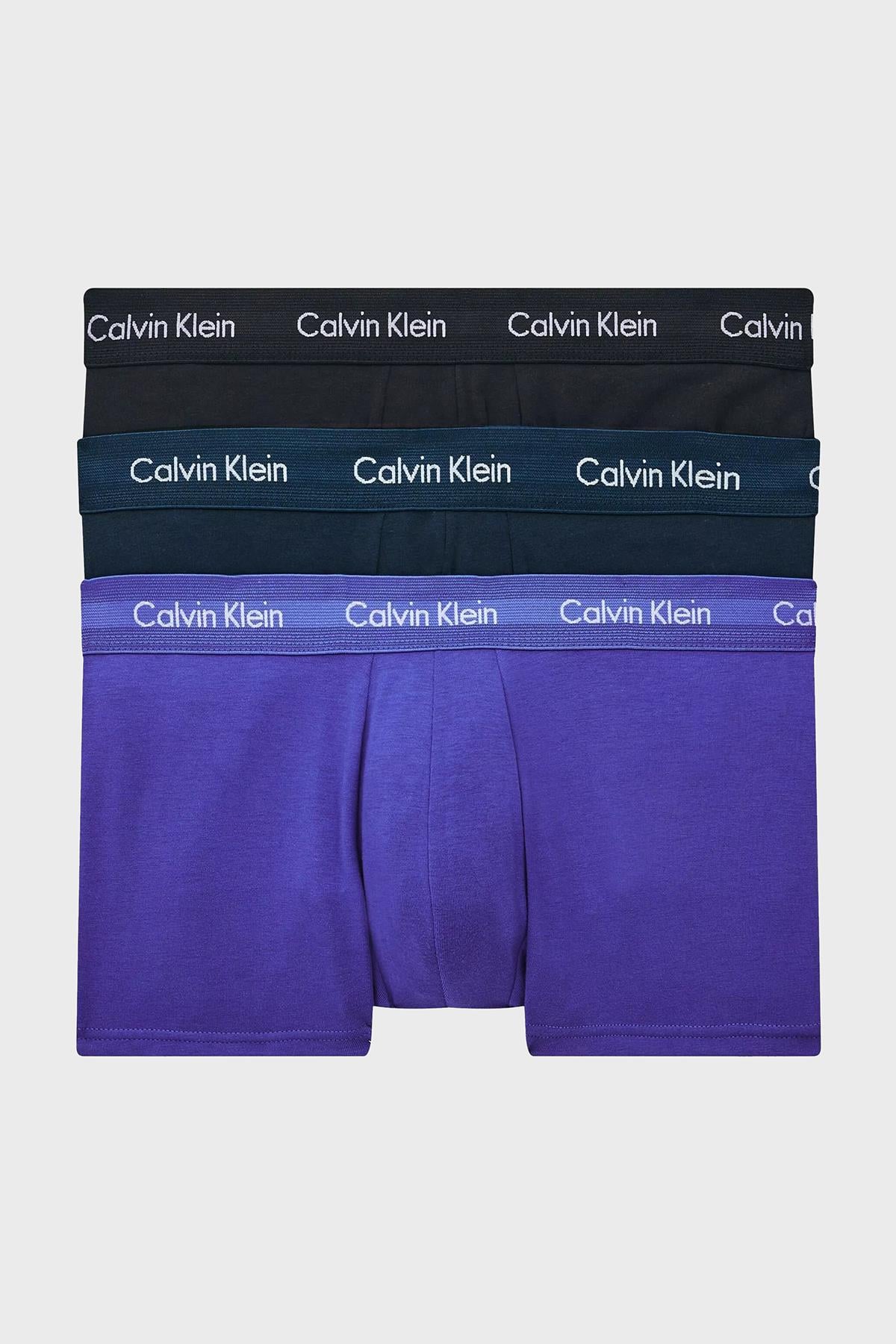 Calvin Klein Calvin Kleın Erkek Basic Calvin Klein İmzalı Bel Bantlı Mavi Külot 0000U2664G-4KU