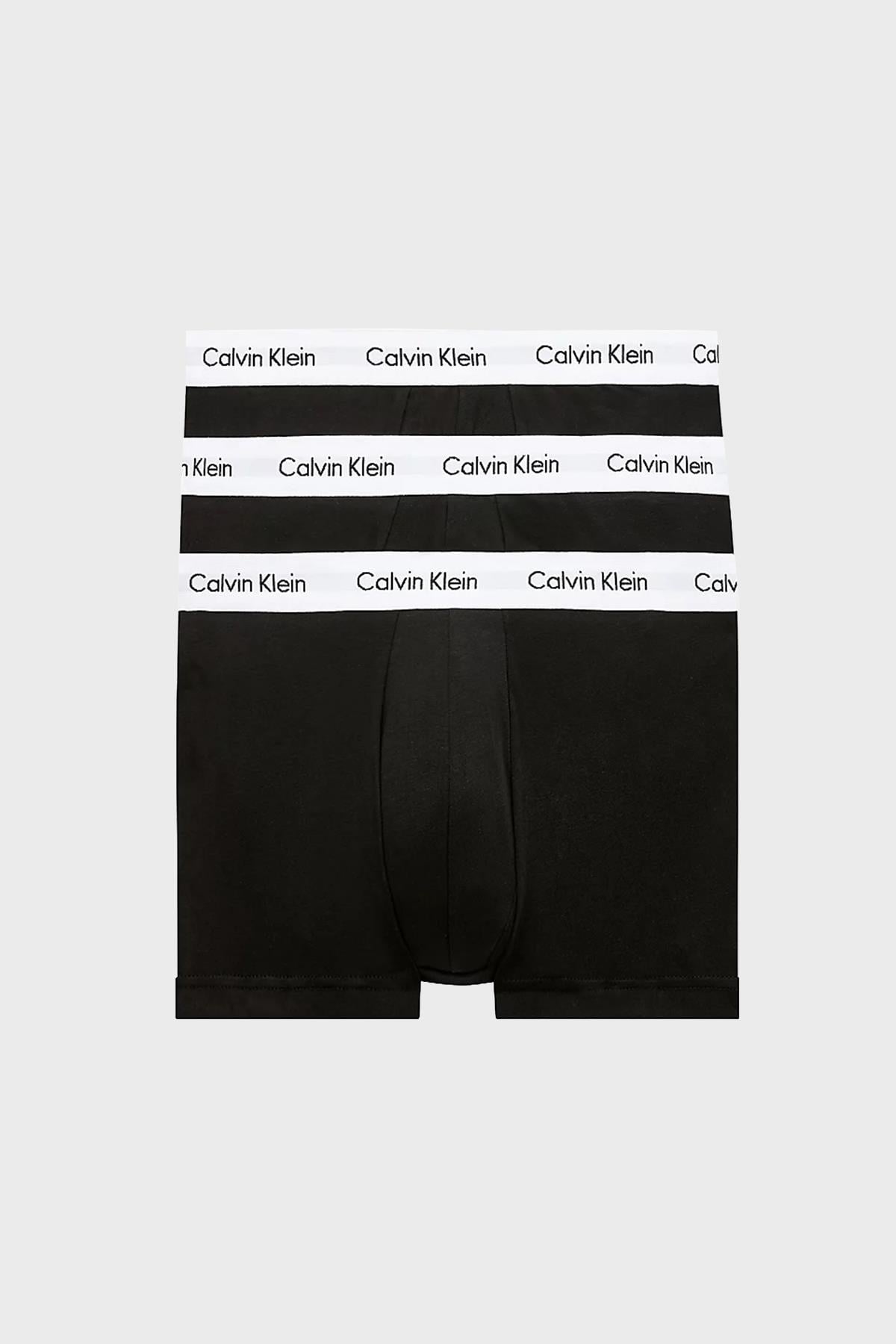 Calvin Klein Calvin Kleın Erkek Basic Calvin Klein İmzalı Bel Bantlı Siyah Külot 0000U2664G-001