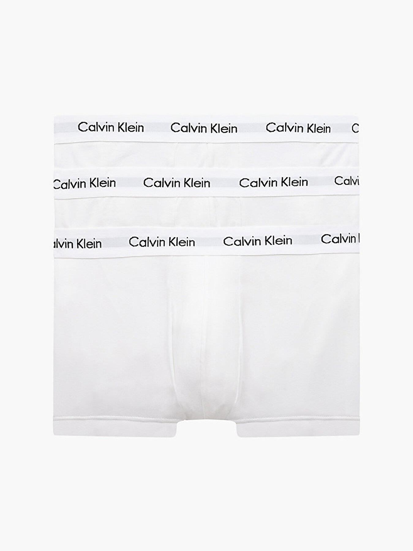 Calvin Klein Calvin Kleın Erkek Basic Calvin Klein İmzalı Bel Bantlı Beyaz Külot 0000U2664G-100