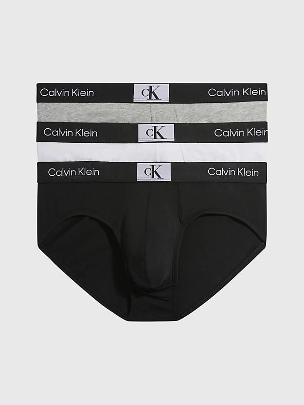 Calvin Klein Calvin Kleın Erkek Basic Calvin Klein İmzalı Bel Bantlı Çok Renkli Boxer 000NB3527A-6H3