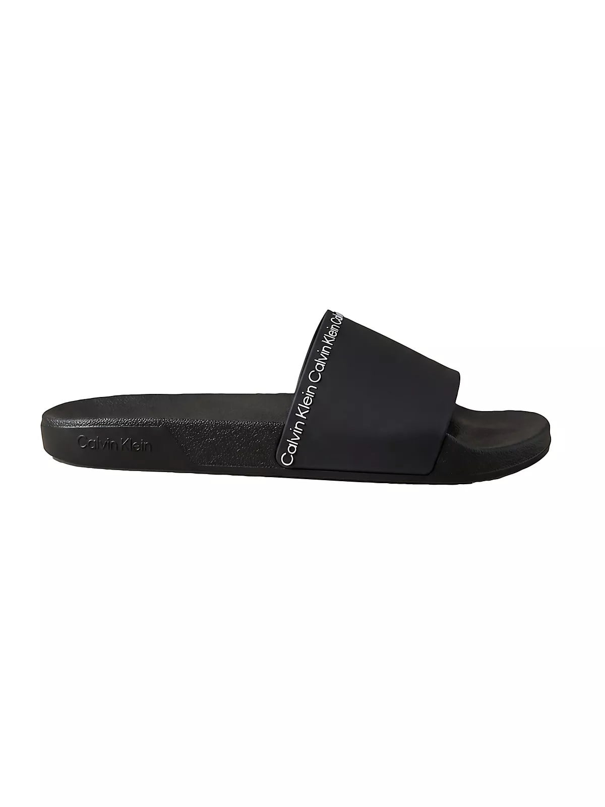 Calvin Klein Calvin Klein Erkek Deri Rahat Taban Günlük Kullanım Siyah Terlik HM0HM02108-BEH