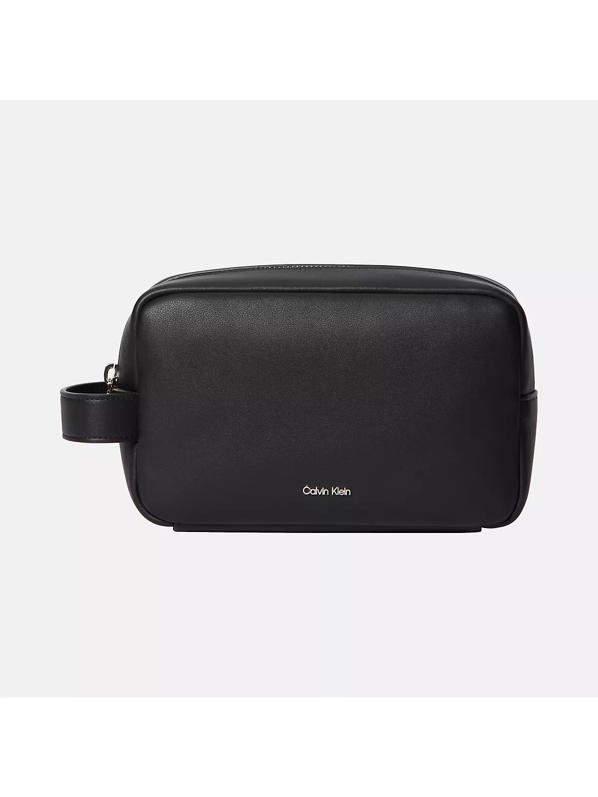 Calvin Klein Calvin Klein Erkek Kalın Kısa Kulp Deri Fermuar Kapama Siyah Çanta LV04D1227G-UB1