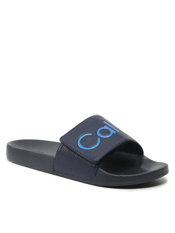 Calvin Klein Calvin Kleın Erkek Logolu Rahat Günlük Lacivert Terlik HM0HM00957-DW4