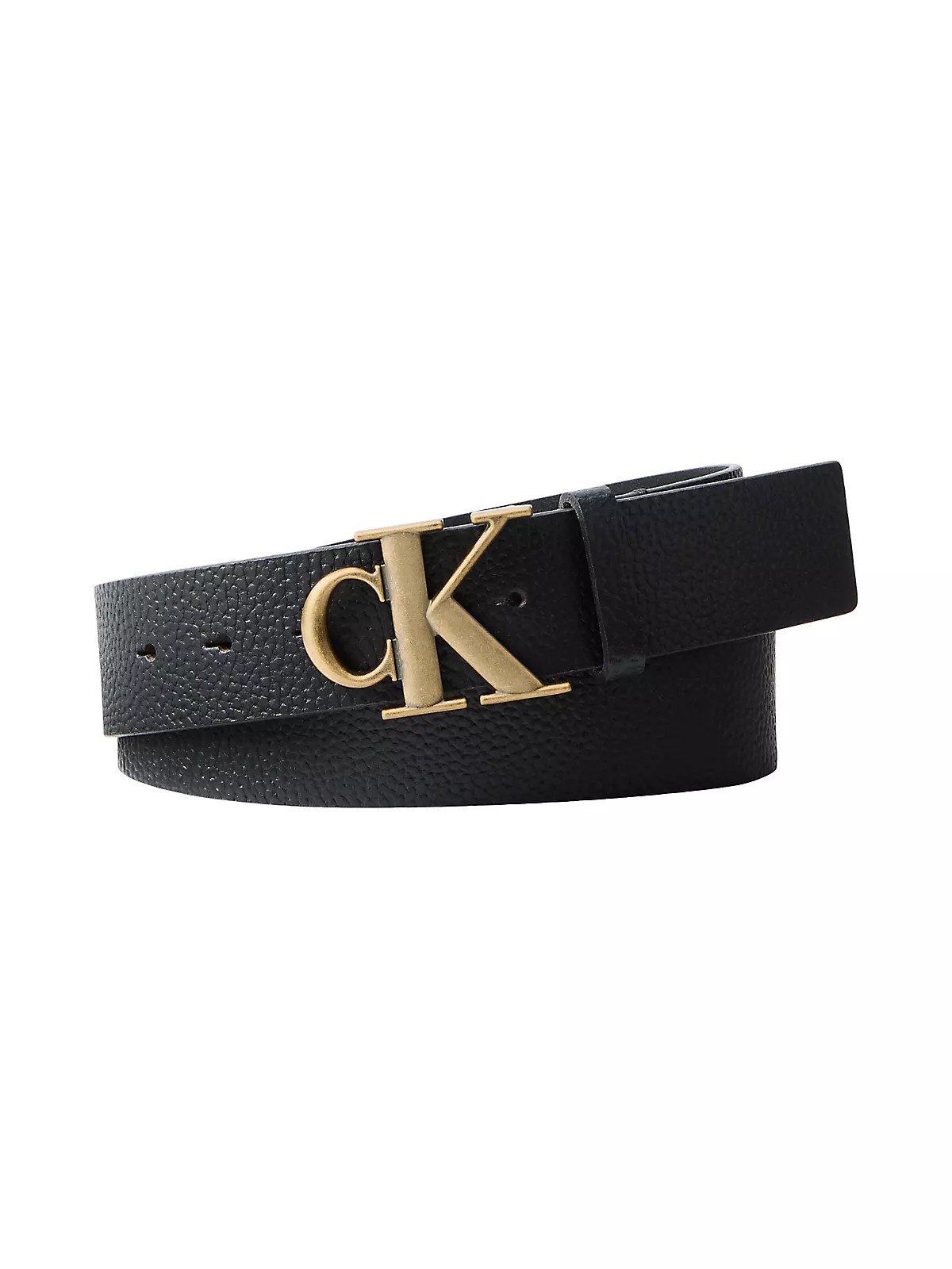 Calvin Klein Calvin Klein Erkek Metal Tokalı Ayarlanabilir Deri Siyah Kemer LV04D7109G-V8K
