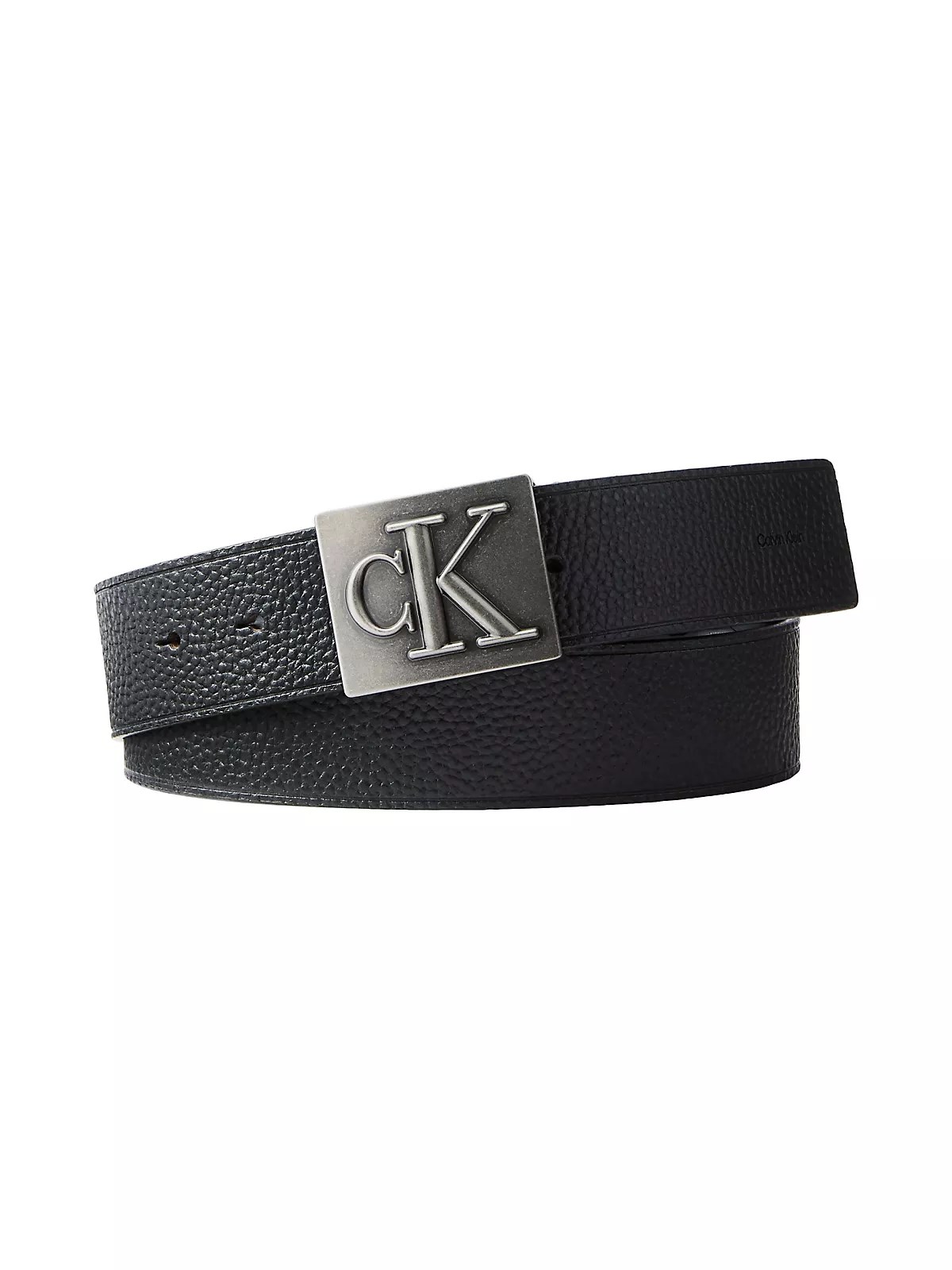 Calvin Klein Calvin Klein Erkek Metal Tokalı Ayarlanabilir Deri Siyah Kemer LV04D7111G-V8L