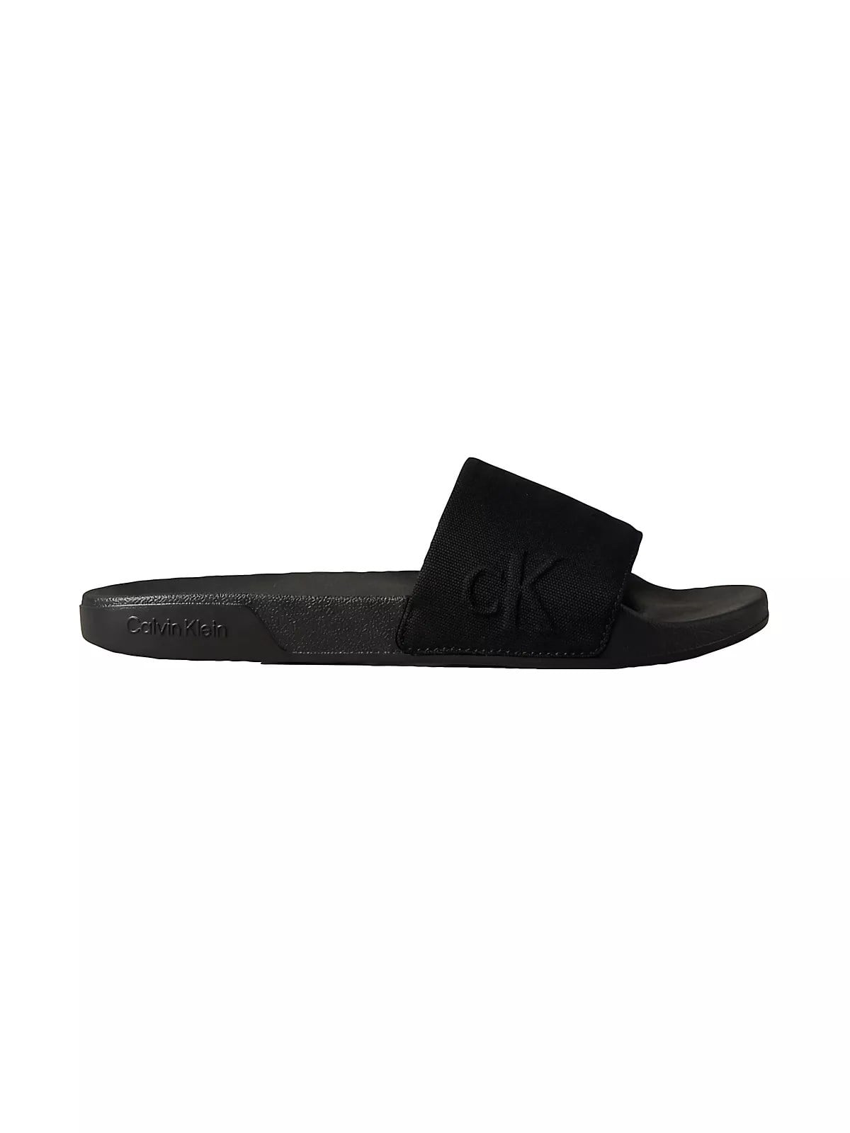 Calvin Klein Calvin Klein Erkek Rahat Taban Deri Düz Taban Siyah Terlik HM0HM02227-0GJ