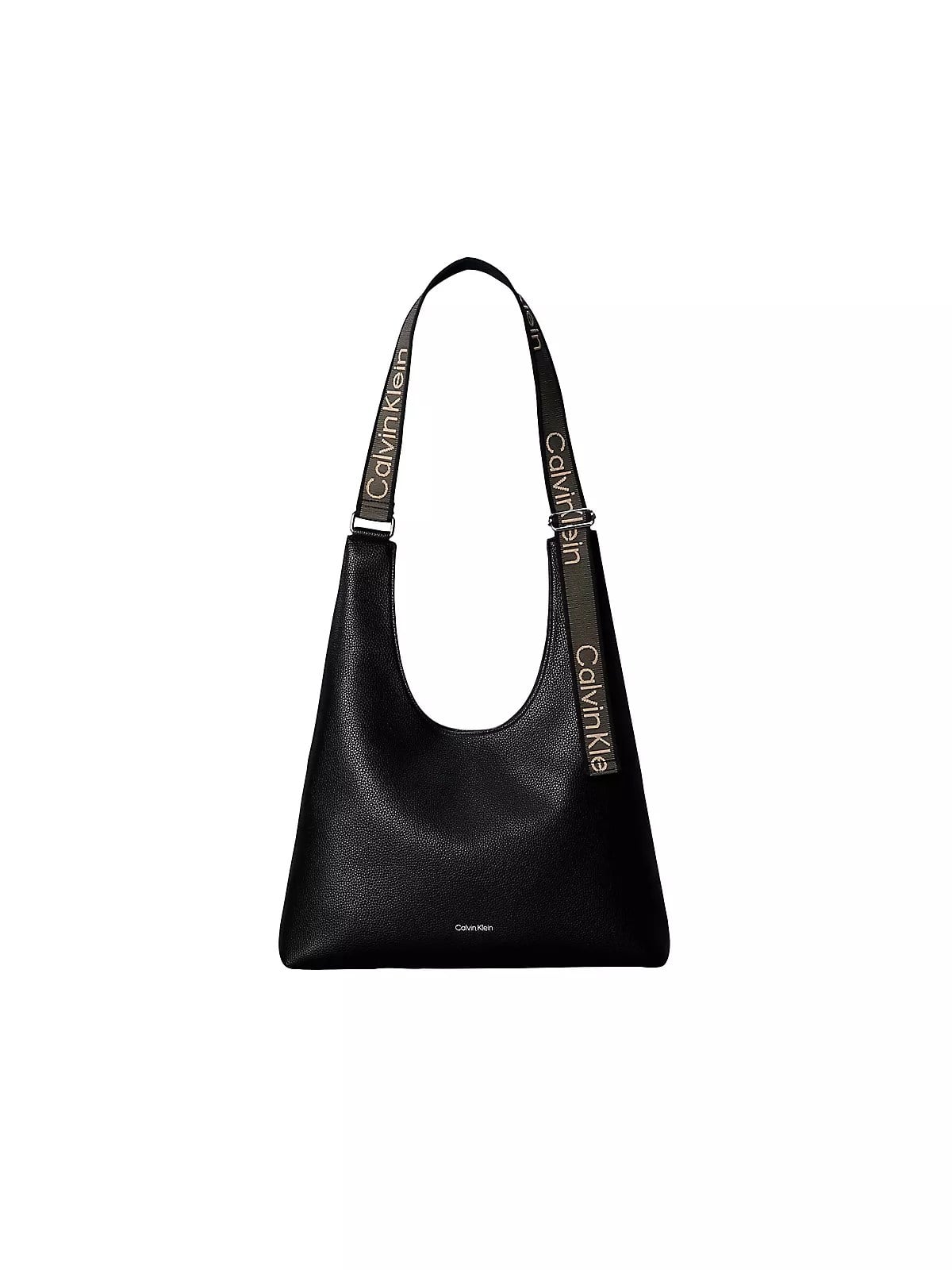 Calvin Klein Calvin Klein Kadın Ayarlanabilir Logo Detaylı Askılı Fermuarlı İç Bölmeli Siyah Omuz Çantası LV04F3643G-UB1