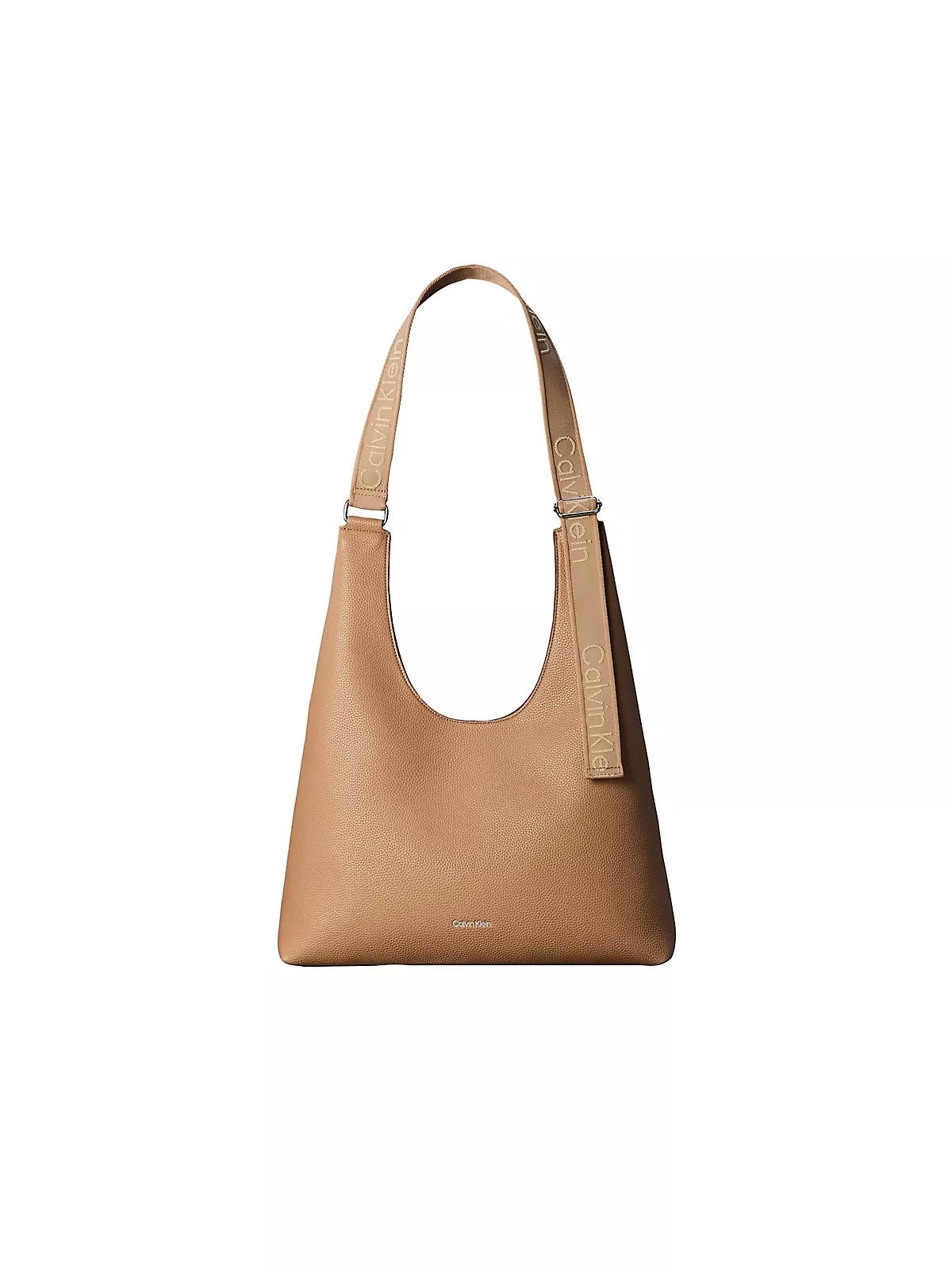 Calvin Klein Calvin Klein Kadın Ayarlanabilir Logo Detaylı Askılı Fermuarlı İç Bölmeli Kahverengi Omuz Çantası LV04F3643G-RAJ