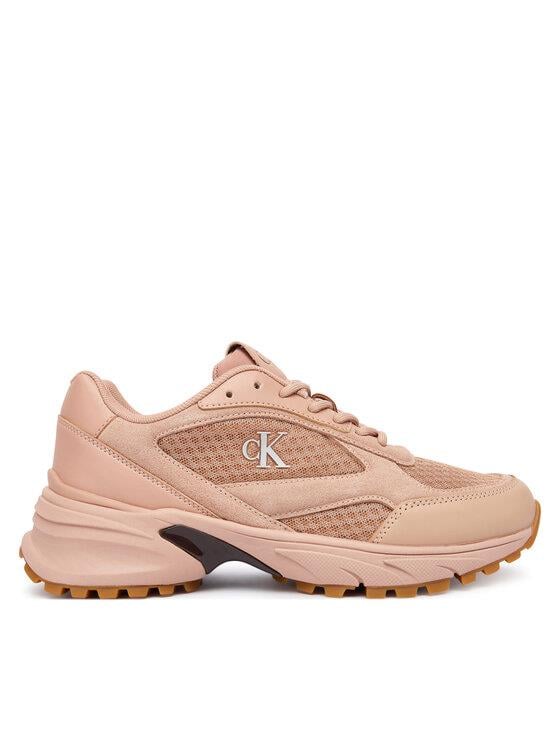 Calvin Klein Calvin Klein Kadın CK Logolu File Detaylı Yüksek ve Ekstra Konforlu Taban Pembe Sneaker YW0YW01994-0K0