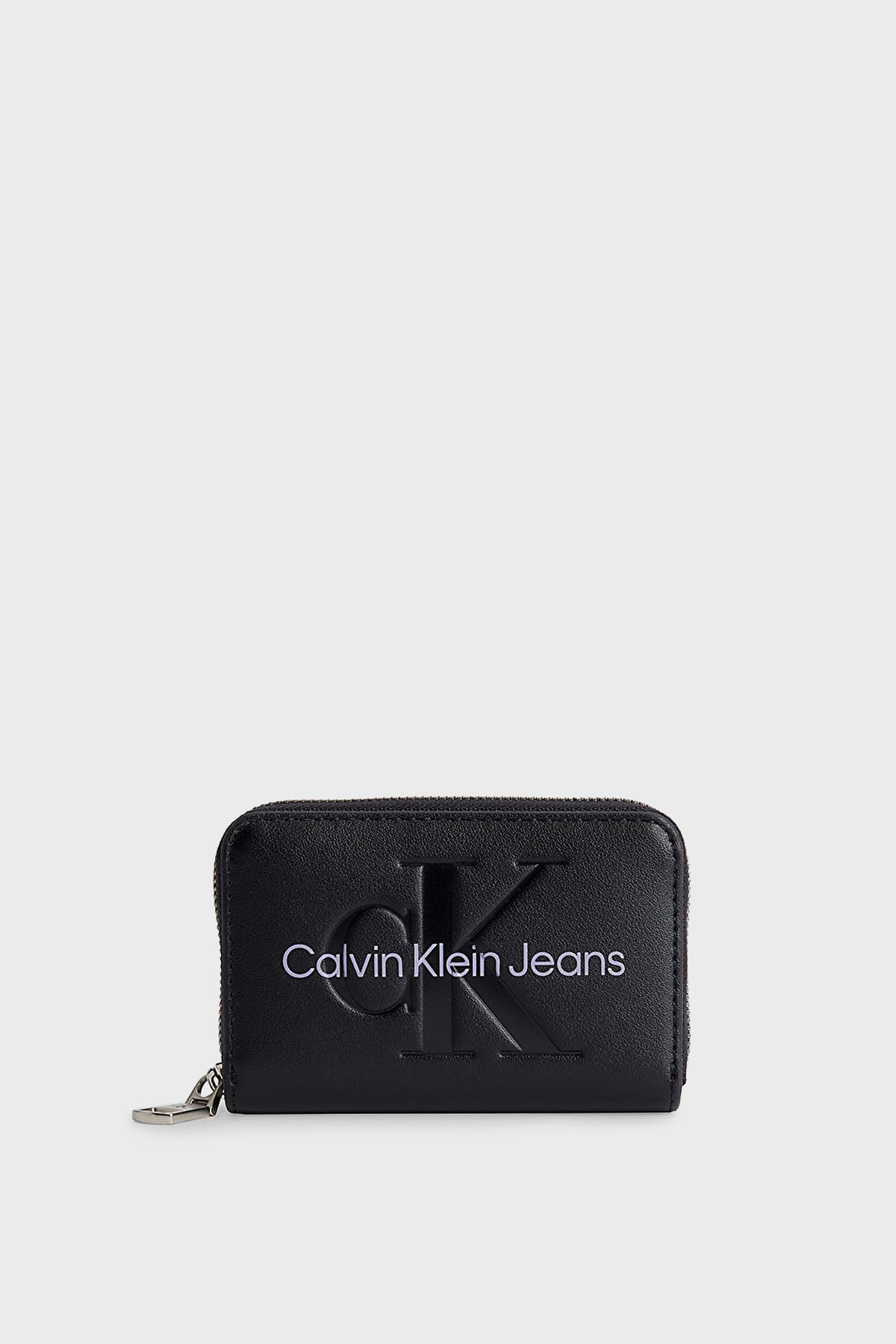 Calvin Klein Calvin Kleın Kadın Fermuar Kapamalı Üç Gözlü Siyah Cüzdan K60K607229-0GJ