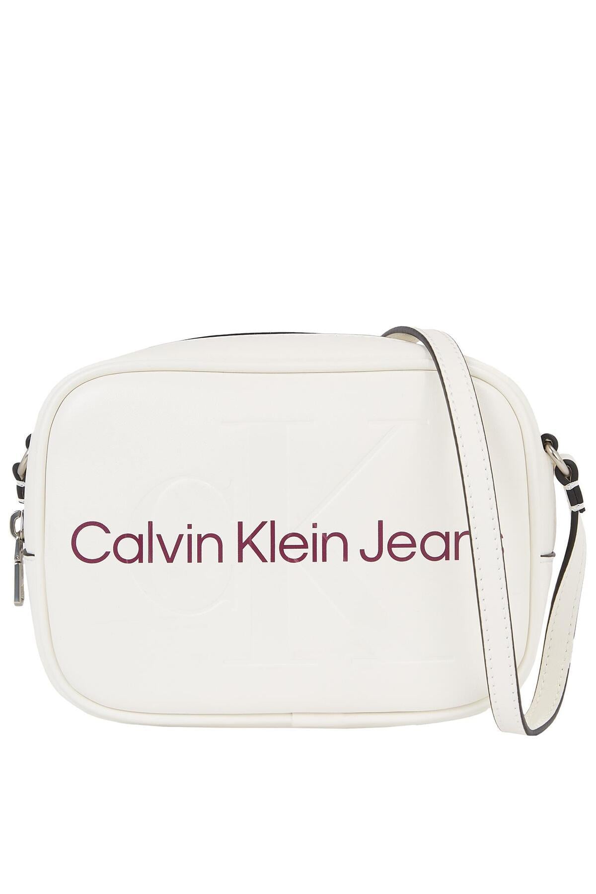 Calvin Klein Calvin Kleın Kadın Logo Ayarlanabilir Askılı Beyaz Çanta K60K610275-YBI