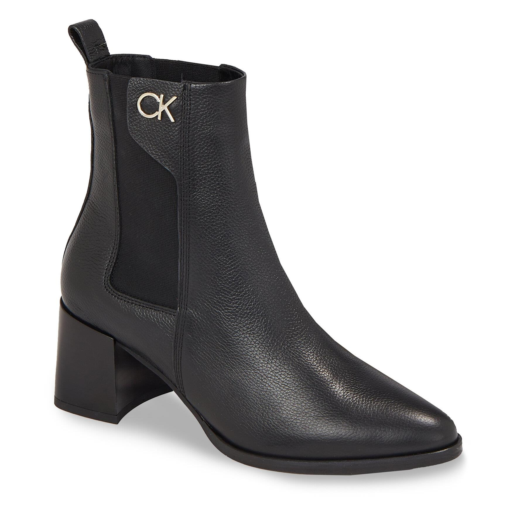 Calvin Klein Calvin Kleın Kadın Marka Logolu Düz Taban Kaydırmaz Günlük Kullanım Siyah Bot & Bootie HW0HW01814-BEH