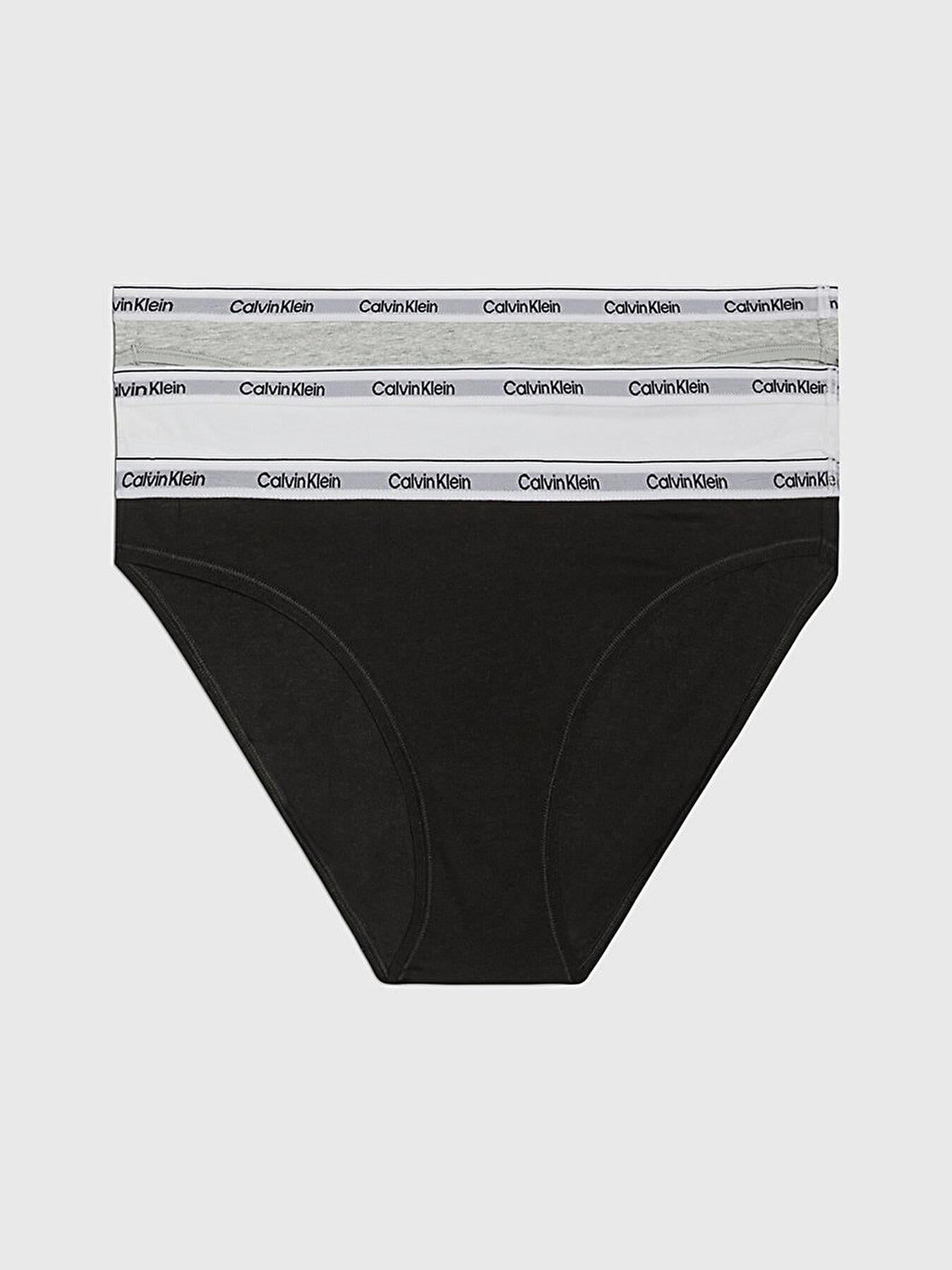Calvin Klein Calvin Kleın Kadın Marka Logolu Rahat Kesim Çok Renkli Külot 000QD5207E-MPI