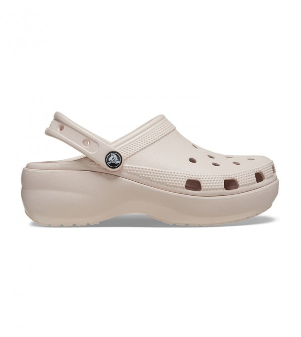 Crocs Crocs Kadın Marka Logolu Rahat Günlük Kullanım Pudra Terlik 206750-6UR