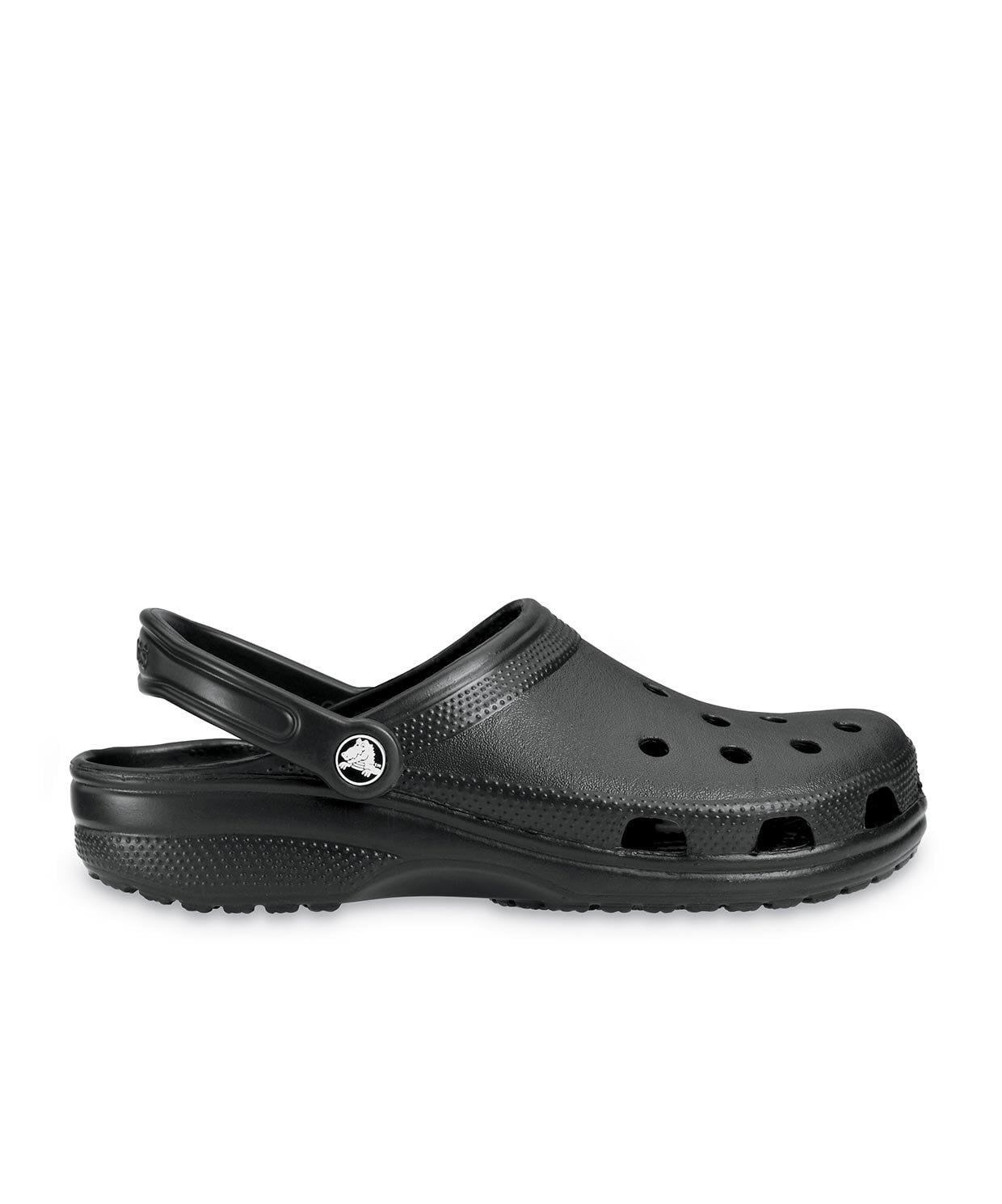Crocs Crocs UNISEX Marka Logolu Rahat Taban Siyah Terlik 10001-001