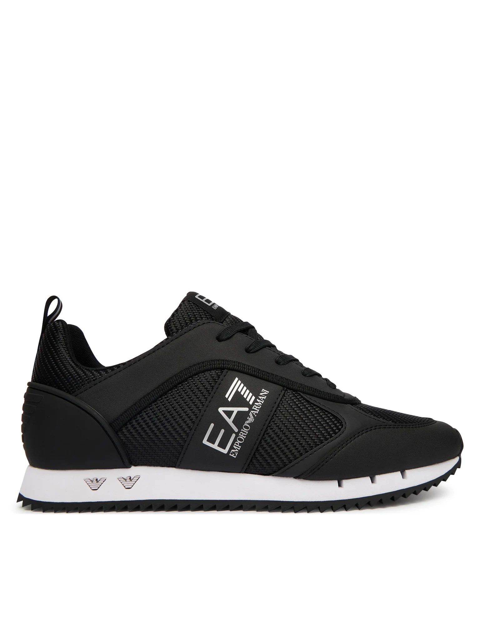 EA7 Ea7 Unısex Rahat Taban Nefes Alabilen File Detaylı Kartal Motifli Siyah1 Sneaker 7X000337 AF18613-MZ210
