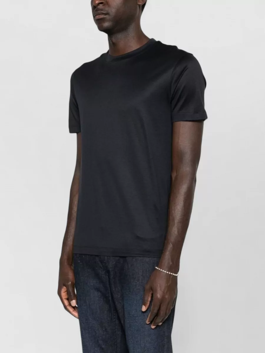 Emporio Armani Emporıo Armani Erkek Kısa Kol Bisiklet Yaka Rahat Kesim Lacivert T-Shirt EM006691 AF10017-UB118