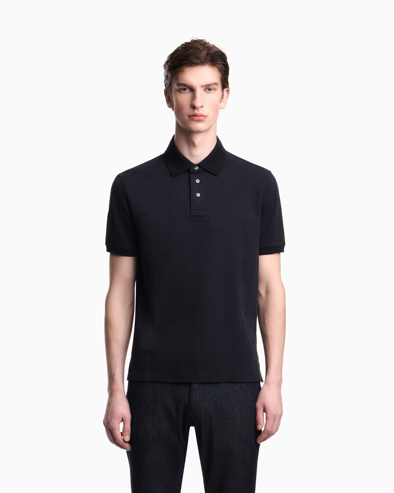 Emporio Armani Emporıo Armani Erkek Kısa Kol Pamuklu Regular Fit FB469 Polo Yaka T-Shirt EM004912 AF10762-FB469