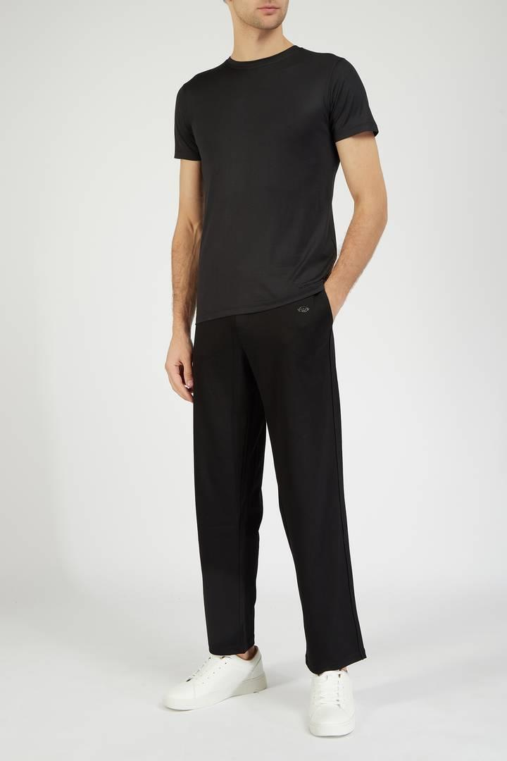 Emporio Armani Emporıo Armani Erkek Marka Logolu Rahat Siyah T-Shirt 8N1T83 1J2VZ-0999