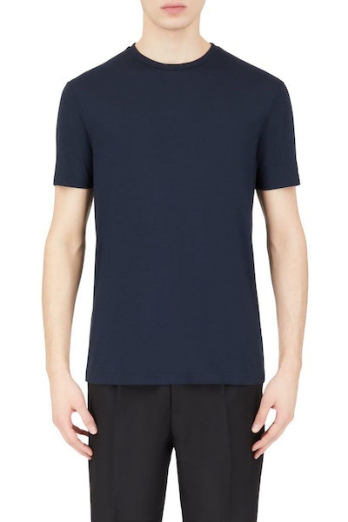 Emporio Armani Emporıo Armani Erkek Marka Logolu Basic Bisiklet Yaka Kısa Kollu Lacivert T-Shirt 8N1T8V 1JQ2Z-0922