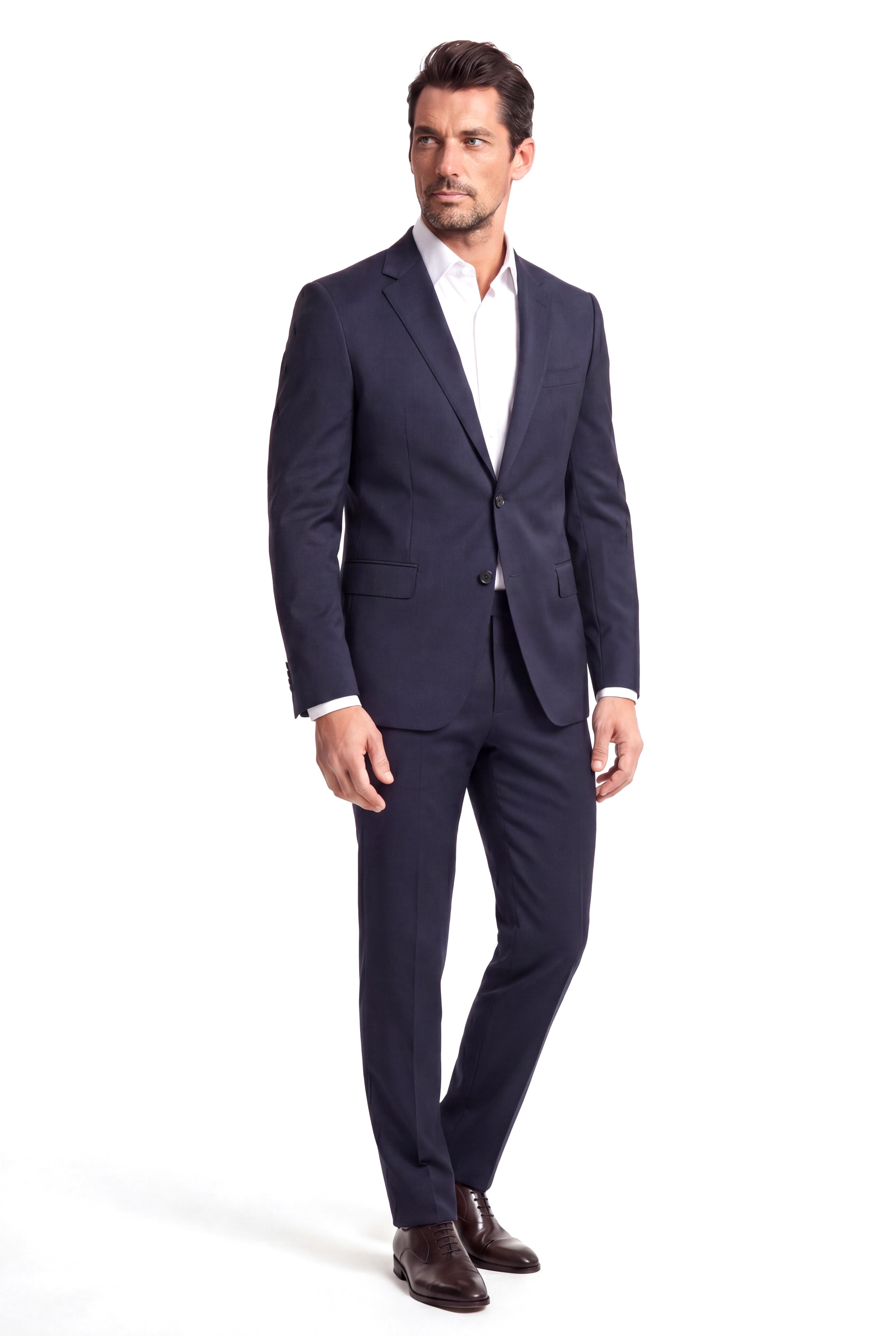 Emporio Armani Emporıo Armani Erkek Normal Kesim %100 Yün Lacivert Takım Elbise EM001973 TE19190-FB043