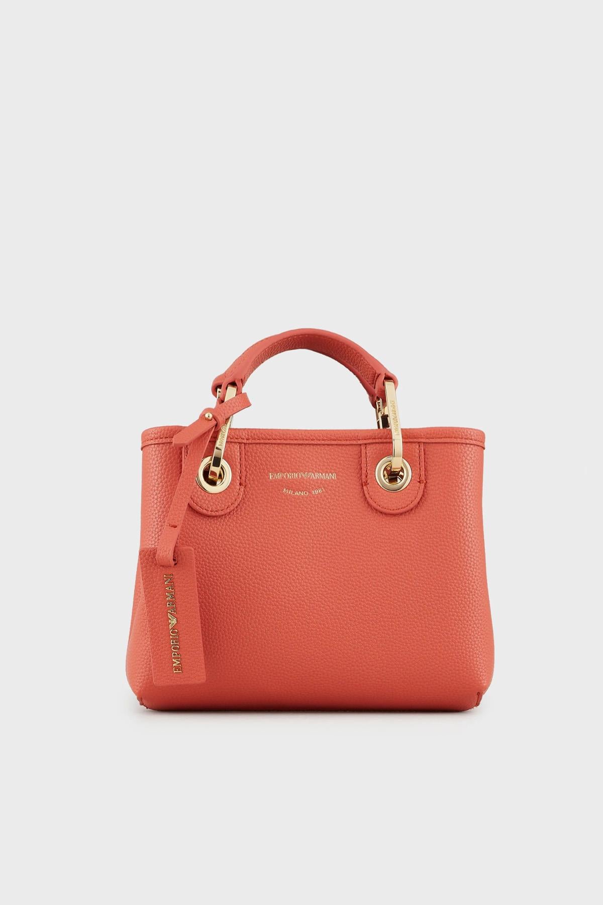 Emporio Armani Emporıo Armani Kadın Marka Logolu Rahat Taba Omuz Çantası Y3D176 YFO5B-89612