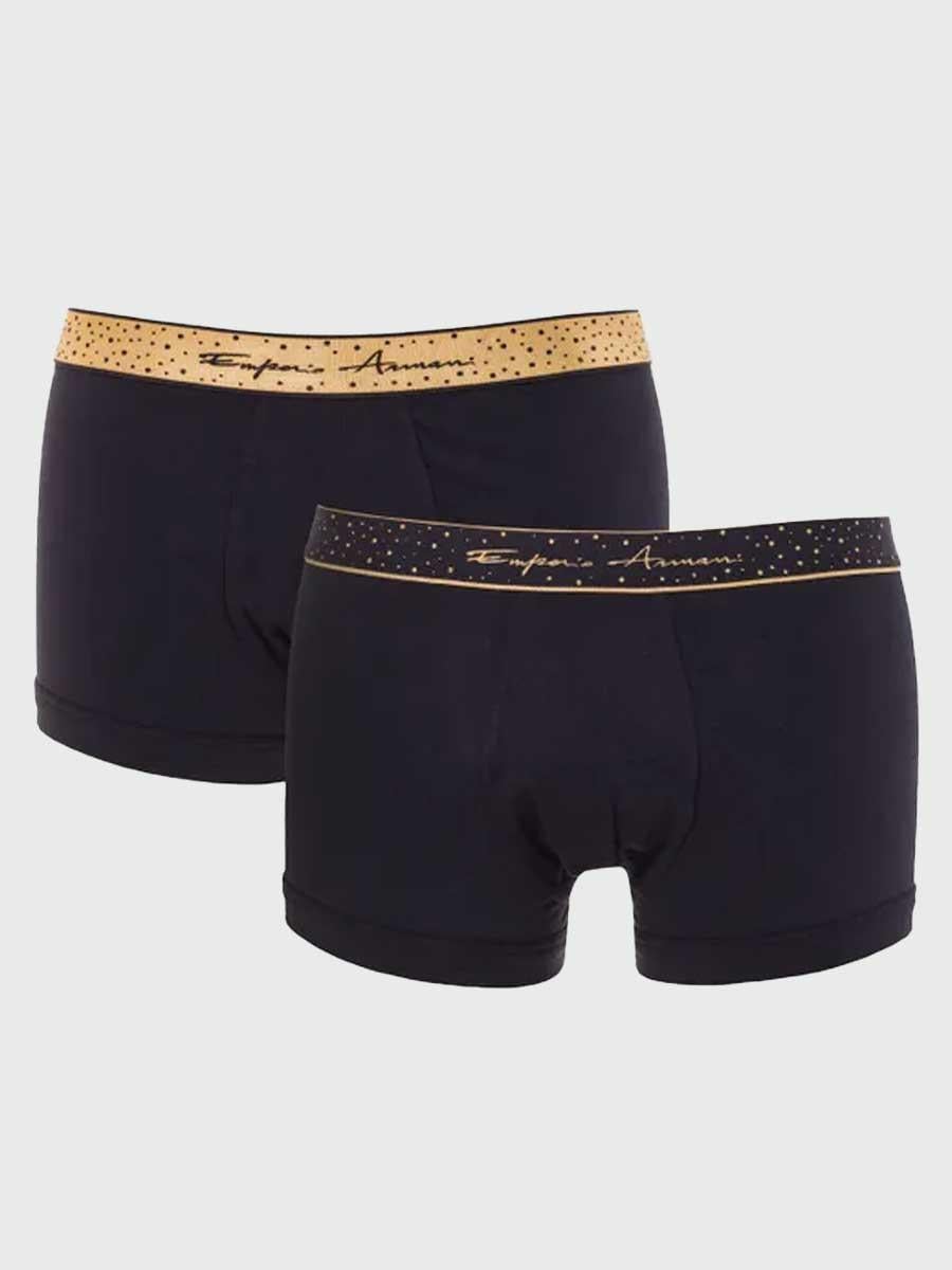 Emporio Armani Emporıo Body Erkek Marka Logo Baskılı Siyah Boxer 111210 1A598-SIYAH