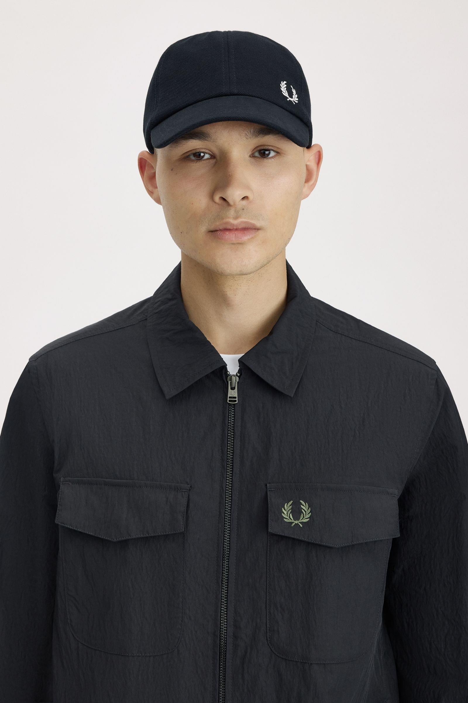 Fred Perry Fred Perry Unısex Pamuklu Logo İşlemeli Ayarlanabilir Metal Tokalı Siyah Şapka HW6726-843