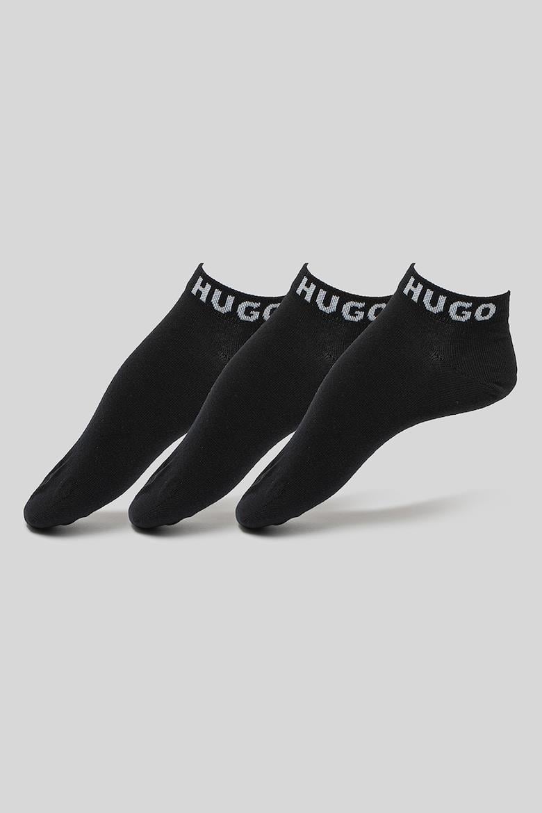 HUGO HUGO Erkek Düz Renk Logolu Siyah Çorap 50516405-001