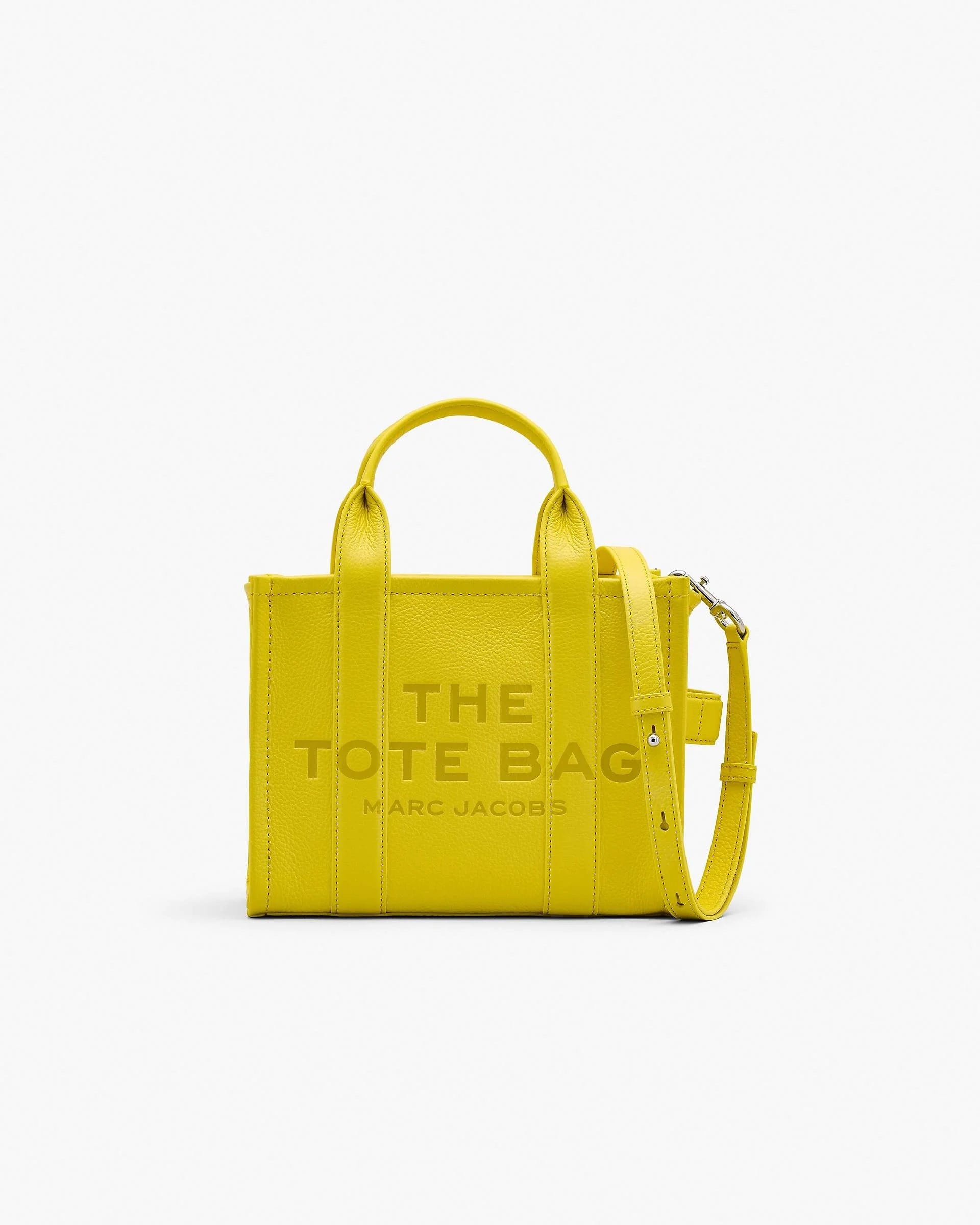 Marc Jacobs Marc Jacobs Kadın Çıkarılabilir Uzun Askılı Fermuarlı Deri Sarı Omuz Çantası H009L01SP21-790