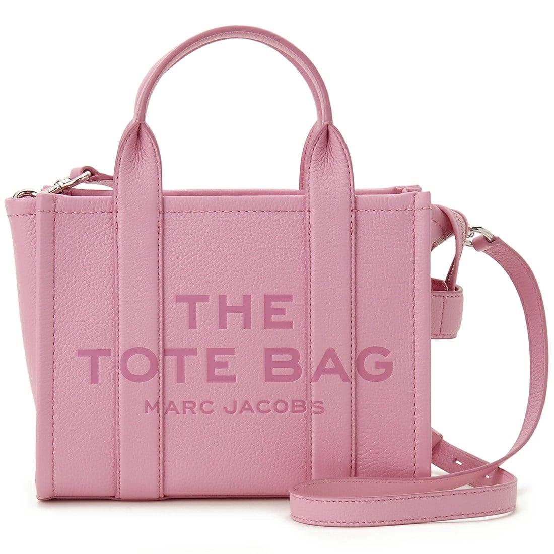 Marc Jacobs Marc Jacobs Kadın Çıkarılabilir Uzun Askılı Fermuarlı Deri Pembe Omuz Çantası H009L01SP21-675