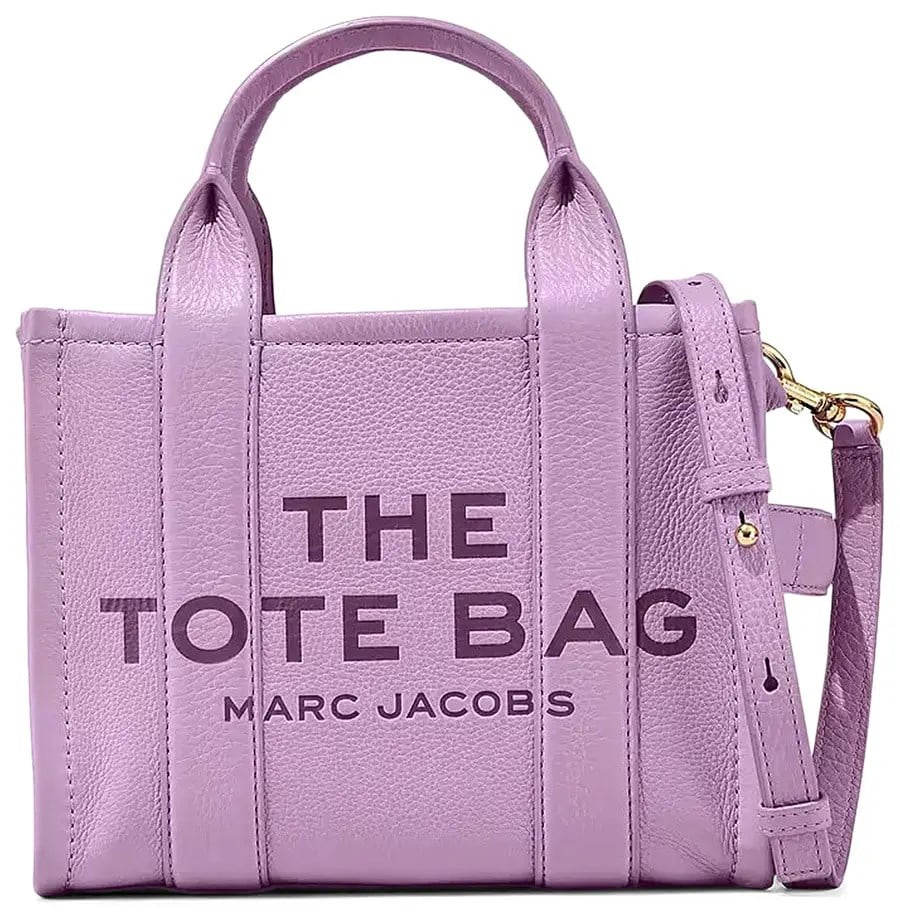 Marc Jacobs Marc Jacobs Kadın Çıkarılabilir Uzun Askılı Fermuarlı Deri Mor Omuz Çantası H009L01SP21-519