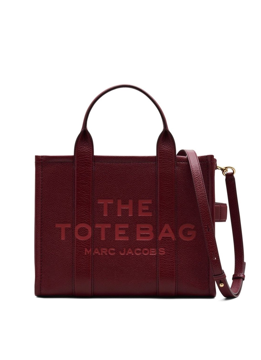 Marc Jacobs Marc Jacobs Kadın Çıkarılabilir Askılı Fermuarlı Deri Bordo Omuz Çantası H004L01PF21-602
