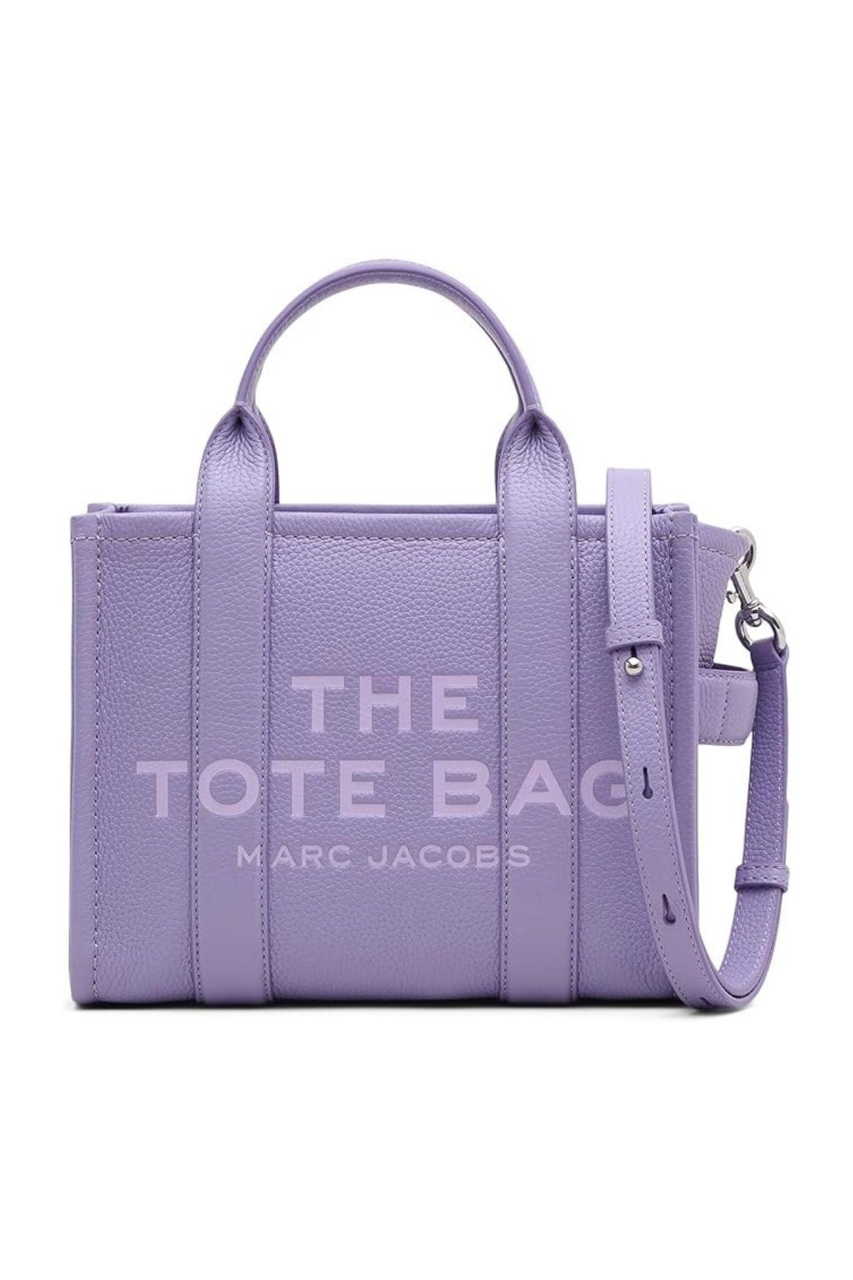 Marc Jacobs Marc Jacobs Kadın Çıkarılabilir Uzun Askılı Fermuarlı Deri Mor Omuz Çantası H009L01SP21-530