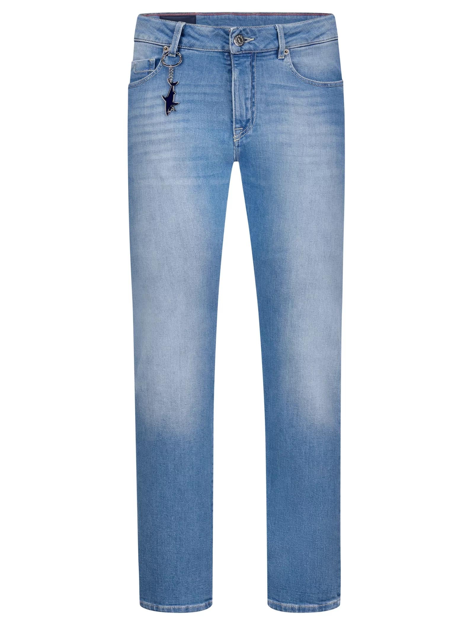 Paul Shark Paul Shark Erkek Denim Kumaş  Normal Bel Düz Model Açık Mavi Jeans 25414105-J01